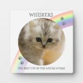 Plaque Photo Animaux de compagnie photo commémoratifs modernes  (Devant)