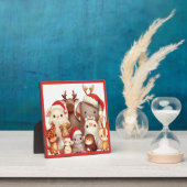Plaque Photo Animaux de Noël 3 (Insitu)