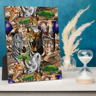Plaque Photo Animaux sauvages de la Savane africaine
