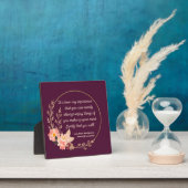 Plaque Photo Anne Of Green Gables Citation I - Style mignon (Insitu)