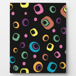 Plaque Photo Anneaux art Abstrait