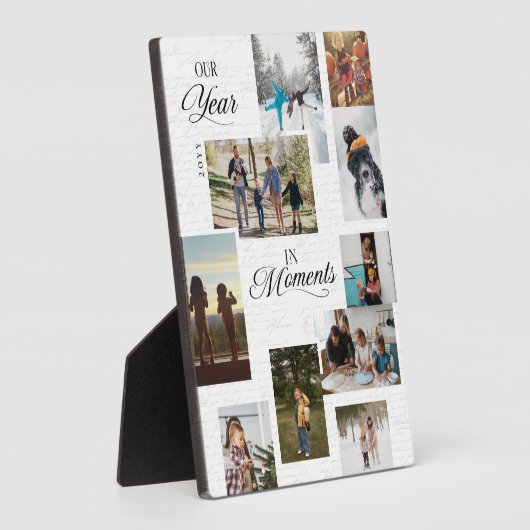 Plaque Photo Année en instants Galerie de photos Collage Keepsa (Côté)