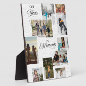 Plaque Photo Année en instants Photo Collage Coordonnées Keepsa (Côté)