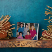 PLAQUE PHOTO ANNIE SUE AVEC DES AMIS DE L'ÉCOLE (Côté)