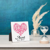 Plaque Photo Anniversaire de grossesse de la tante (Insitu)