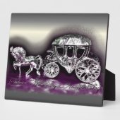 Plaque Photo Anniversaire du Mariage d'argent avec un entraîneu (Côté)