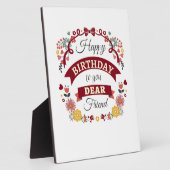 Plaque Photo anniversaire est une chose annuelle (Côté)