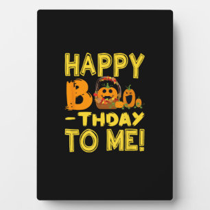 Plaque Photo Anniversaire Halloween Joyeux Boo-thday pour moi C