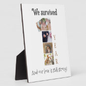 Plaque Photo Anniversaire Mariage d'un an (Côté)