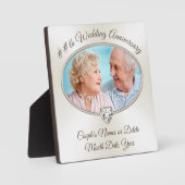 Plaque Photo Anniversaire photo présent pour les amis, toute an (Recto)