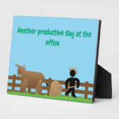 Plaque Photo Another Productive Day at the Office (Côté)