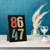 Plaque Photo Anti-Trump - 86 47 I (Côté)