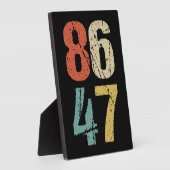 Plaque Photo Anti-Trump - 86 47 I (Côté)