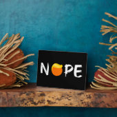 Plaque Photo Anti-Trump - Nope Edition II (Côté)