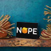 Plaque Photo Anti-Trump - Nope Halloween Edition I (Côté)