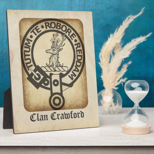 Plaque Photo Antique de Crawford (Côté)