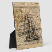 Plaque Photo Antique Old General France (Côté)