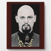 Plaque Photo Anton LaVey 8x10 Stand-up Portrait (Devant)