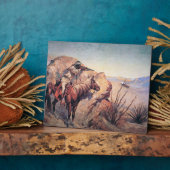 Plaque Photo Apache Ambush (Côté)