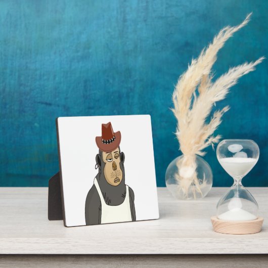 Plaque Photo Ape ennuyée (Insitu)