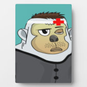 Plaque Photo Ape ennuyée (Devant)