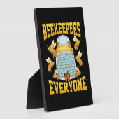 Plaque Photo Apiculteurs Et Tous (Côté)