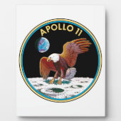 Plaque Photo Apollo 11 (Devant)