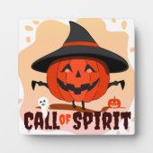Plaque Photo Appel de l'Esprit d'Halloween (Devant)