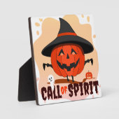 Plaque Photo Appel de l'Esprit d'Halloween (Recto)