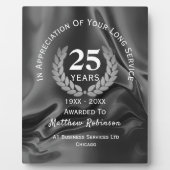 Plaque Photo Appréciation du service long personnalisée (Devant)