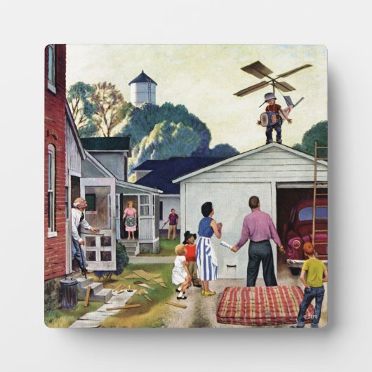 Plaque Photo Apprendre à voler (Devant)