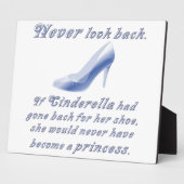 Plaque Photo Apprenez de la chaussure de Cendrillon (Côté)