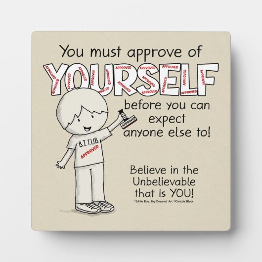 Plaque Photo Approuvez-vous (Devant)