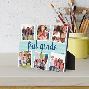 Plaque Photo Aqua Photo Collage de l'école pour enfants Année K