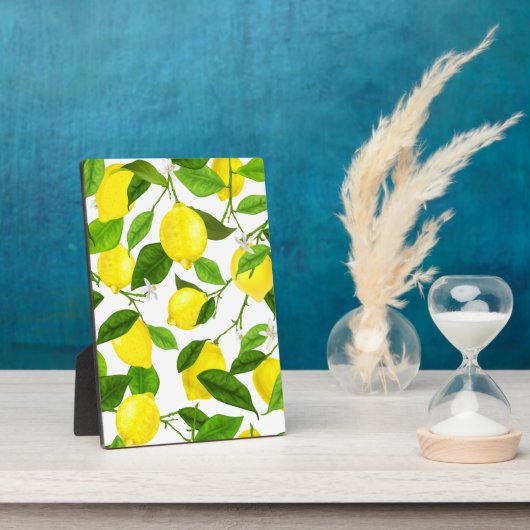 Plaque Photo Aquarelle Citron (Côté)