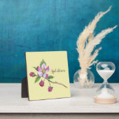 Plaque Photo Aquarelle Fleur de Pommier Botanique (Insitu)