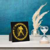 Plaque Photo Aquarius - Symbole Zodiaque - Horoscope (Insitu)