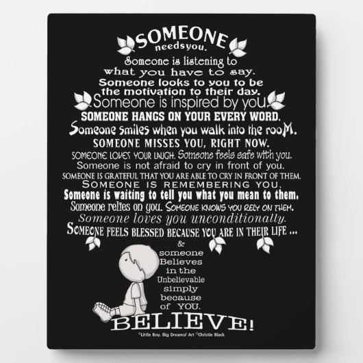 Plaque Photo Arbre (Devant)