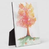 Plaque Photo Arbre d'automne (Côté)