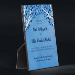 Plaque Photo Arbre de la vie étoiles Custom Bat Bar Mitzvah Sig<br><div class="desc">Parfait petit panneau pour accueillir les invités à une bat mitzvah, bar mitzvah ou autre célébration juive! L'art fait main pour vous ! ENTIÈREMENT PERSONNALISABLE ! Cliquez sur "Personnaliser" ci-dessus pour modifier le texte. Cliquez sur "modifier à l'aide de l'outil de conception" pour ajuster les polices, les couleurs et les...</div>