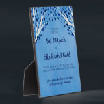Plaque Photo Arbre de la vie étoiles Custom Bat Bar Mitzvah Sig<br><div class="desc">Parfait petit panneau pour accueillir les invités à une bat mitzvah, bar mitzvah ou autre célébration juive! L'art fait main pour vous ! ENTIÈREMENT PERSONNALISABLE ! Cliquez sur "Personnaliser" ci-dessus pour modifier le texte. Cliquez sur "modifier à l'aide de l'outil de conception" pour ajuster les polices, les couleurs et les...</div>