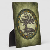 Plaque Photo Arbre de vie celtique (Côté)