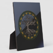 Plaque Photo Arbre de vie celtique (Côté)