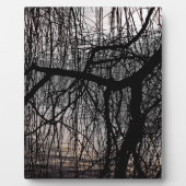 PLAQUE PHOTO ARBRE SAUVAGE D'HIVER (Devant)