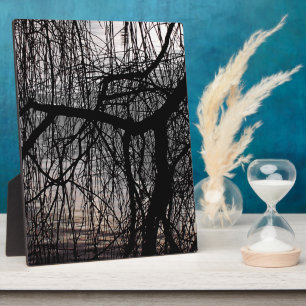 PLAQUE PHOTO ARBRE SAUVAGE D'HIVER