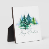 Plaque Photo Arbres aquarelle (Recto)