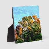 PLAQUE PHOTO ARBRES D'AUTOMNE (Recto)