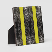 Plaque Photo Arbres jaune motif (Recto)