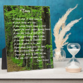 Plaque Photo Arbres par : Joyce Klimer (Côté)