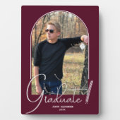 Plaque Photo Arc des diplômés photo Bourgogne (Devant)